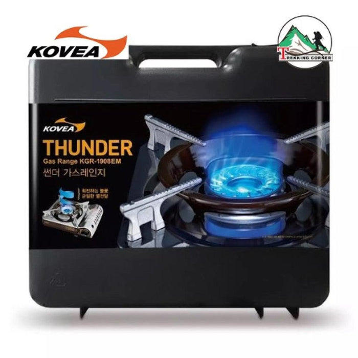 KOVEA Thunder Portable Gas Stove - Silver - Adventure HQ