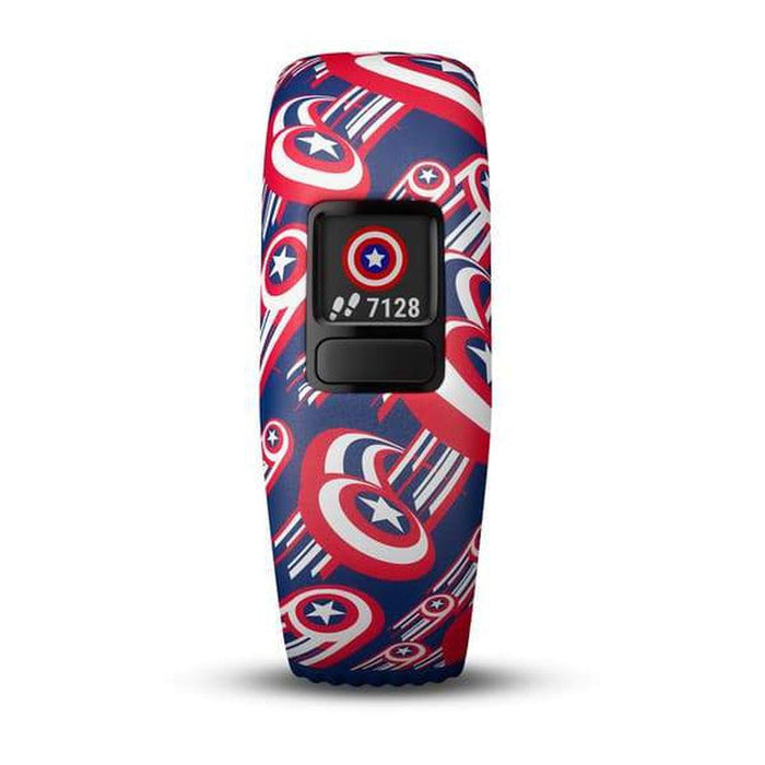 GARMIN Kid's Vivofit Jr.2 Captain America Adjustable Band - Polycarbonate | Aluminum - Adventure HQ