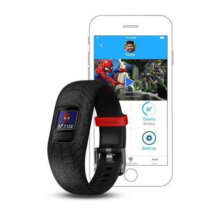 GARMIN Kid's Vivofit Jr 2 Marvel Spider Man - Black - Adventure HQ