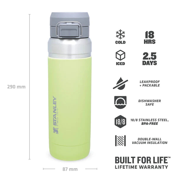 STANLEY Quick Flip Water Bottle 1064ML - Citron - Adventure HQ