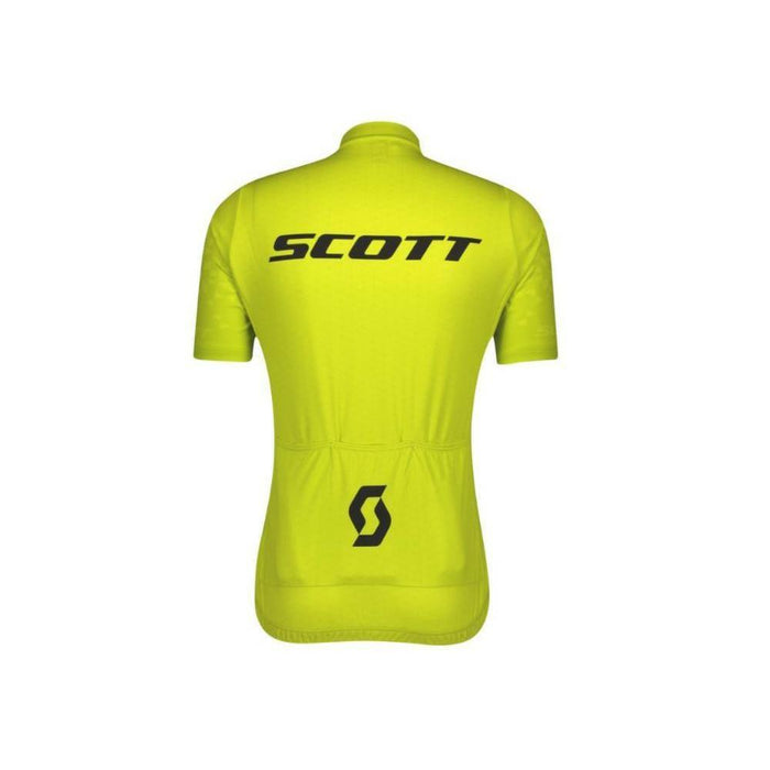 SCOTT Men's RC Team 10 Short Sleeve Shirt Small - Sulphur Yellow/Black - Adventure HQ